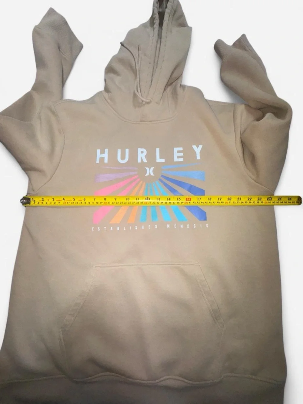 Hurley Retro Rainbow Graphic Pullover Hoodie XXL